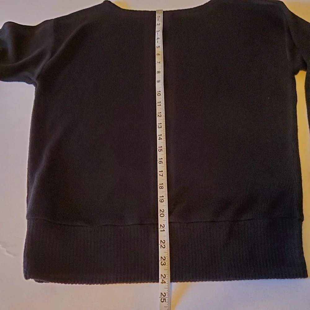 Nasty Gal Black Oversized Long Sleeve Sweater Sz 10